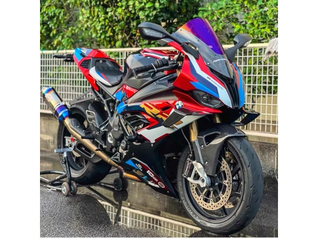 Carenado Moto BMW S1000RR 2019-2022 - Blanco Azul Rojo Negro Baratos