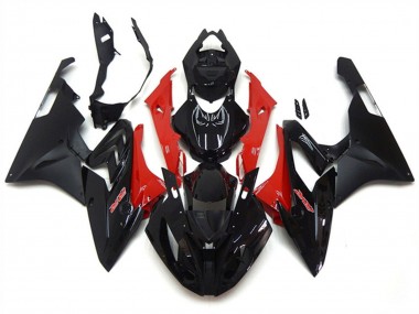 Carenado Moto ABS BMW S1000RR 2017-2018 - Rojo Negro Brillante Negro Mate Baratos