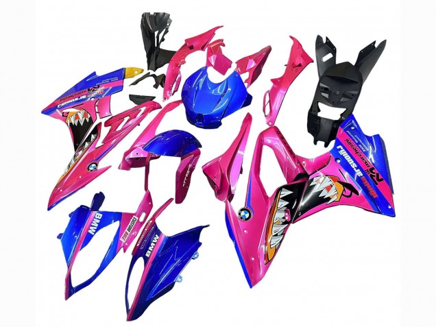 Carenados Moto BMW S1000RR 2017-2018 - Rosa Azul Amarillo Tiburón Baratos