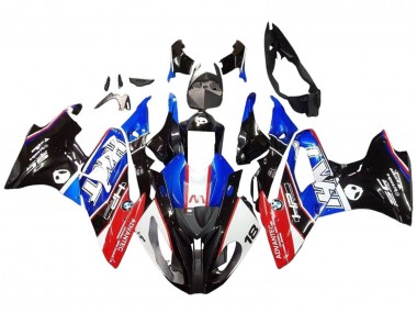 Kits Carenados Moto BMW S1000RR 2017-2018 - Blanco Azul Rojo Negro Brillante Baratos