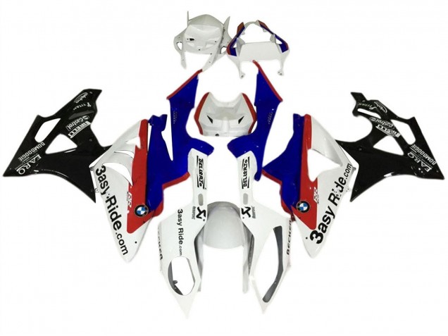 Kit Carenados Moto BMW S1000RR 2017-2018 - Blanco Azul Rojo Negro Brillante Baratos