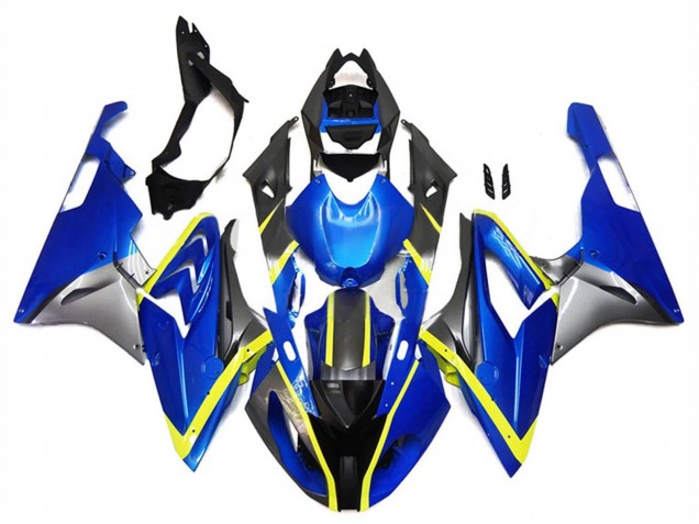Carenados Moto BMW S1000RR 2017-2018 - Plata Azul Amarillo Baratos