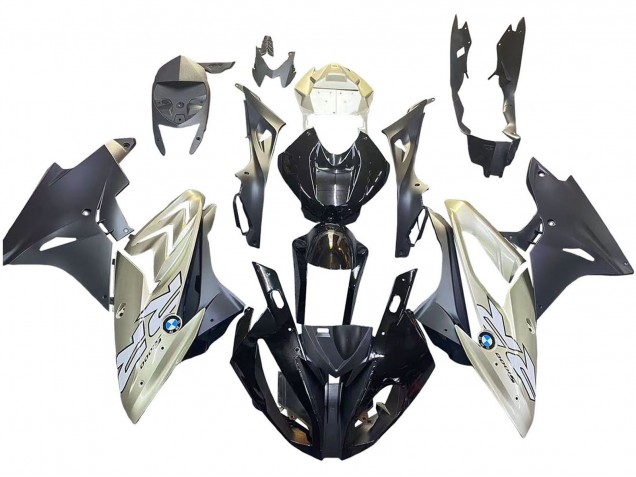 Carenados Moto BMW S1000RR 2017-2018 - Plata Negro Baratos