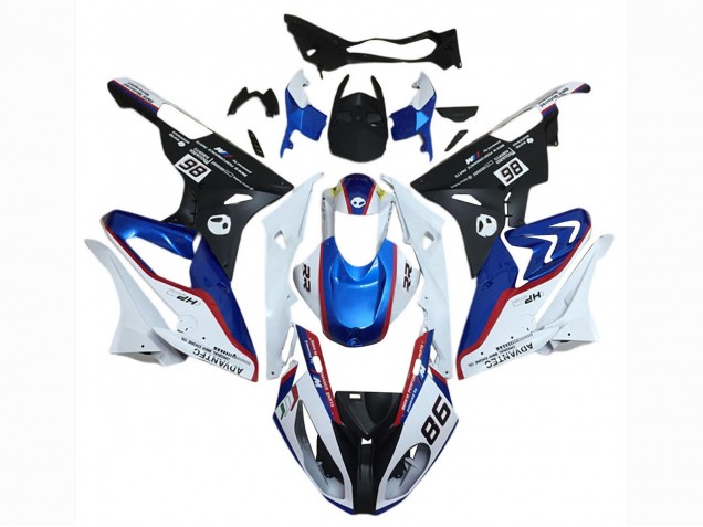 Kits Carenado Moto BMW S1000RR 2015-2016 - Blanco Rojo Azul Negro Mate Baratos