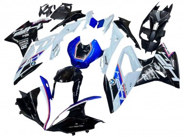 Kits Carenado Moto BMW S1000RR 2015-2016 - Blanco Azul Negro Brillante Baratos