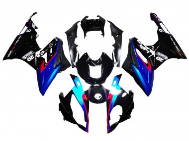 Carenados Moto BMW S1000RR 2015-2016 - Rojo Azul Negro Negro Brillante Baratos