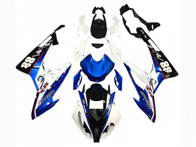 Carenados Moto BMW S1000RR 2015-2016 - Blanco Azul Negro 88 Baratos