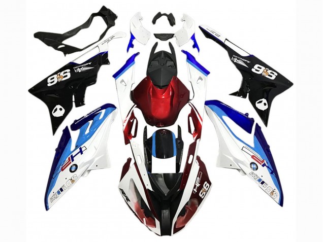 Kits Carenado Moto BMW S1000RR 2015-2016 - Blanco Rojo Azul Negro Baratos