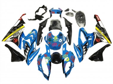 Kits Carenado Moto BMW S1000RR 2015-2016 - Amarillo Azul Negro Tiburón Baratos