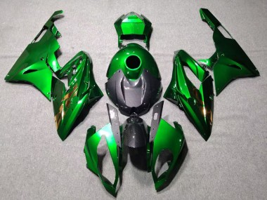 Carenados Moto BMW S1000RR 2015-2016 - Verde Negro FibraCarbono Baratos