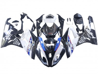 Carenados Moto BMW S1000RR 2015-2016 - Blanco Azul Negro FibraCarbono Baratos