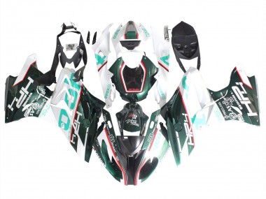 Carenados Moto BMW S1000RR 2015-2016 - Blanco Verde Negro Baratos