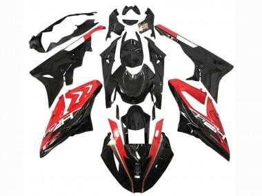 Carenados Moto BMW S1000RR 2015-2016 - Rojo Negro Brillante Baratos