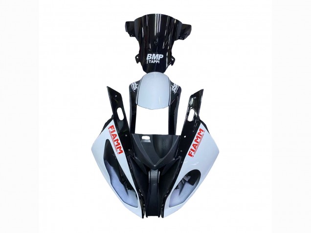 Carenados Moto BMW S1000RR 2015-2016 - Blanco Negro Brillante Fiamm Baratos