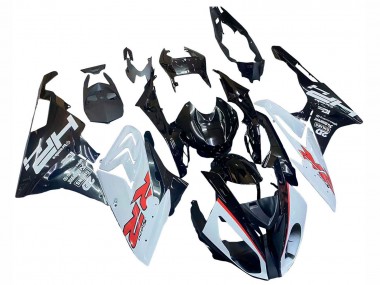 Carenados Moto BMW S1000RR 2015-2016 - Blanco Negro Brillante Baratos