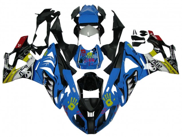 Carenados Moto BMW S1000RR 2009-2014 - Blanco Azul Negro Amarillo Tiburón Baratos