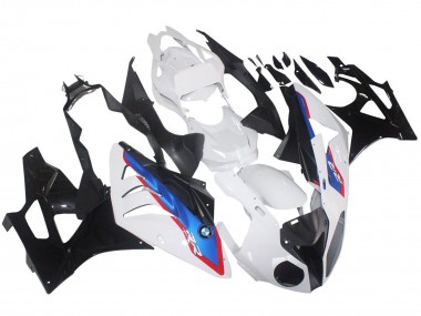 Carenados Moto BMW S1000RR 2009-2014 - Blanco Rojo Azul Negro Brillante HP Becker Carbon Baratos