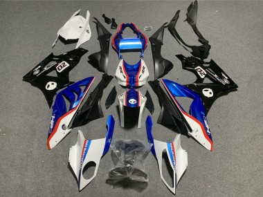 Plásticos Moto ABS BMW S1000RR 2009-2014 - Blanco Rojo Azul Negro Brillante Baratos
