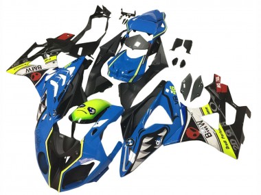 Carenados Moto BMW S1000RR 2009-2014 - Azul Amarillo Rojo Negro Tiburón VR 46 Baratos