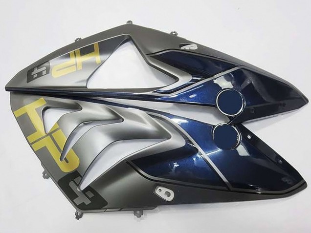 Carenados Moto BMW S1000RR 2009-2014 - Plata Azul Negro Brillante Baratos