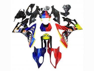 Carenados Moto BMW S1000RR 2009-2014 - Rojo Azul Amarillo Tiburón Baratos