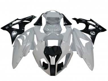 Carenados Moto BMW S1000RR 2009-2014 - Blanco Negro Brillante Baratos