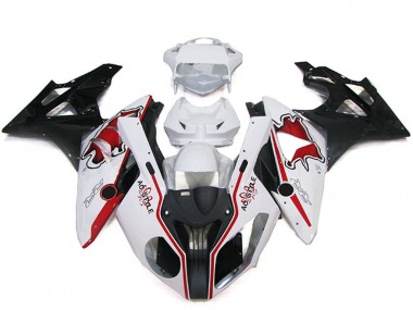 Carenado Moto BMW S1000RR 2009-2014 - Blanco Rojo Negro Brillante Baratos