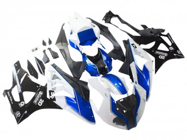 Carenados Moto BMW S1000RR 2009-2014 - Blanco Azul Negro Brillante Castrol Baratos