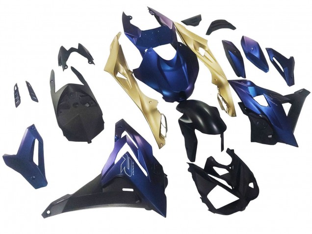 Carenados Moto BMW S1000R 2014-2016 - Azul Mate Oscuro Baratos