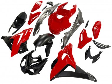 Carenados Moto BMW S1000R 2014-2016 - Negro Rojo Baratos
