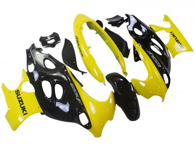 Carenados Moto Suzuki GSX600F/GSX750F 2004-2006 - Negro Brillante Amarillo Baratos