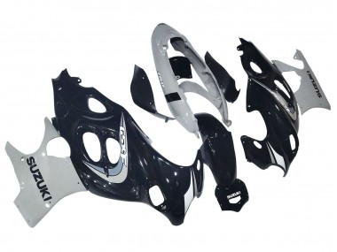 Carenado Moto Suzuki GSX600F/GSX750F 2004-2006 - Negro Brillante Gris Baratos