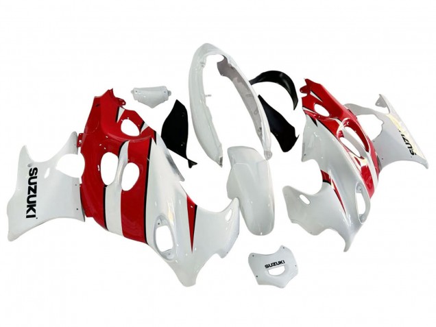 Carenados Moto Suzuki GSX600F/GSX750F 2004-2006 - Blanco Rojo Baratos