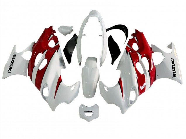 Carenados Moto Suzuki GSX600F/GSX750F 2004-2006 - Blanco Rojo Baratos