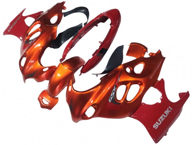 Carenados Moto Suzuki GSX600F/GSX750F 2004-2006 - Burnt Naranja Blanco Logo Baratos