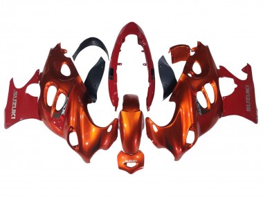 Carenados Moto Suzuki GSX600F/GSX750F 2004-2006 - Burnt Naranja Blanco Logo Baratos