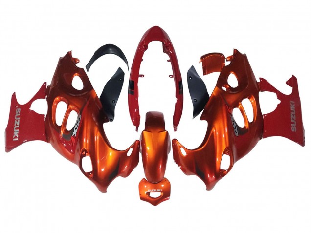 Carenados Moto Suzuki GSX600F/GSX750F 2004-2006 - Burnt Naranja Blanco Logo Baratos