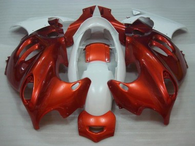 Carenados Moto Suzuki GSX600F/GSX750F 2004-2006 - Burnt Naranja Blanco Baratos