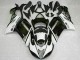 Carenados Moto Kawasaki ZX6R 2007-2008 - Negro Blanco Baratos