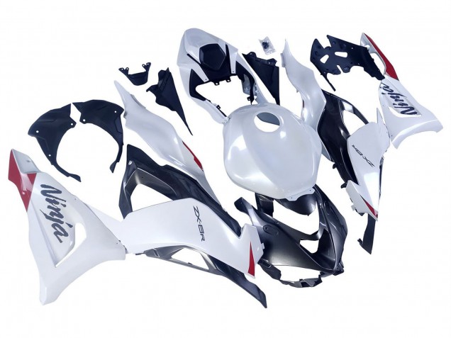 Carenados Moto Kawasaki ZX6R 2023-2025 - Blanco Perla Negro Rojo Baratos