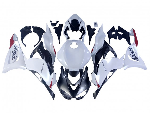 Carenados Moto Kawasaki ZX6R 2023-2025 - Blanco Perla Negro Rojo Baratos