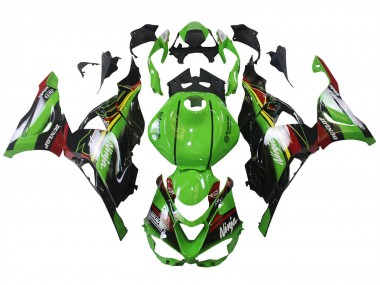 Carenados Moto Kawasaki ZX6R 2023-2025 - Verde Negro Rojo Amarillo Dunlop Baratos
