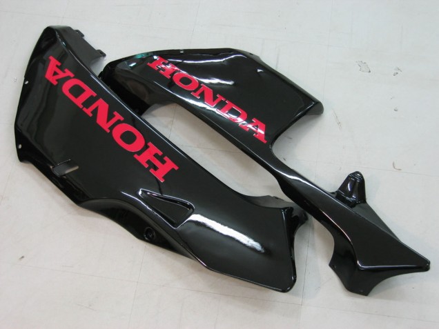 Carenados Moto Honda CBR600RR 2003-2004 - Negro Brillante Rojo Calcomanías Baratos