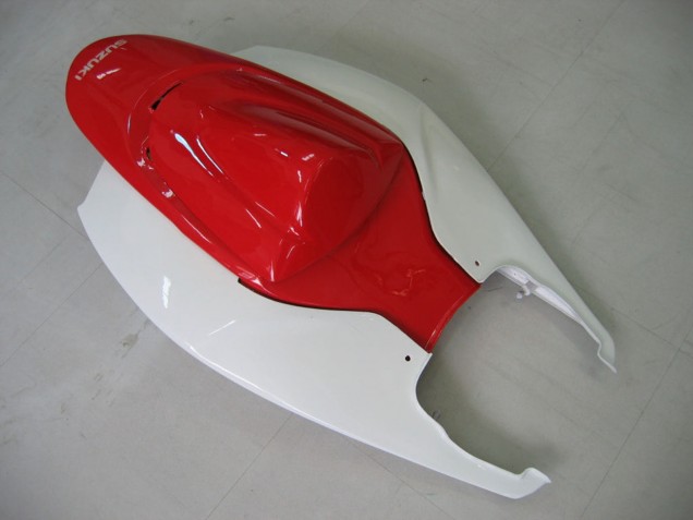 Carenado Moto Suzuki GSXR 600 / GSXR 750 2006-2007 - Blanco Rojo Negro Brillante Baratos