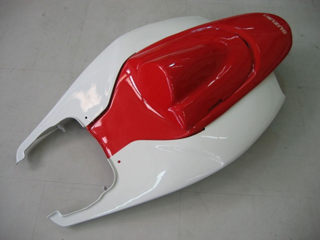 Carenado Moto Suzuki GSXR 600 / GSXR 750 2006-2007 - Blanco Rojo Negro Brillante Baratos