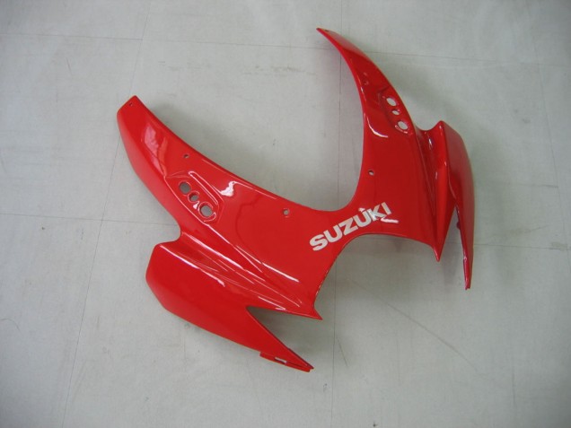 Carenado Moto Suzuki GSXR 600 / GSXR 750 2006-2007 - Blanco Rojo Negro Brillante Baratos