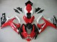 Carenado Moto Suzuki GSXR 600 / GSXR 750 2006-2007 - Blanco Rojo Negro Brillante Baratos