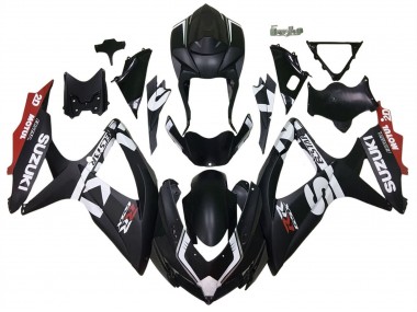 Carenados Moto Suzuki GSXR 600 / GSXR 750 2008-2010 - Negro Mate Rojo Blanco Baratos