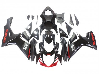 Carenados Moto Suzuki GSXR 600 / GSXR 750 2011-2024 - Negro Gris Rojo Línea Baratos