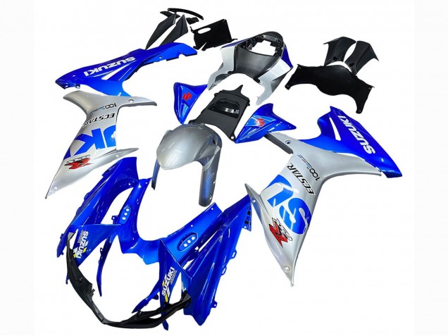 Carenados Moto Suzuki GSXR 600 / GSXR 750 2011-2024 - Azul Plata Ecstar Baratos